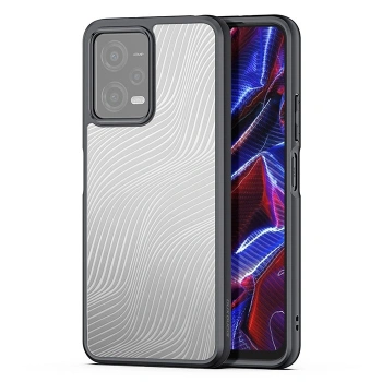 Dux Ducis Redmi Note 12 5G/Note 12R Pro/Poco X5 5G Aimo Series Premium Buzlu Sert PC-TPU Kılıf-(5775)