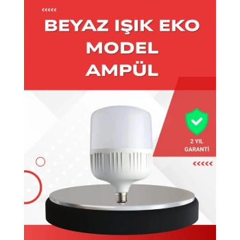 Elektrik Kesintileri İçin Şarjlı LED Ampul 30W E27 Beyaz Işık