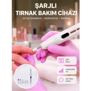 Evde ve Profesyonel Kullanıma Uygun Tasarımlı Tırnak Bakım Cihazı