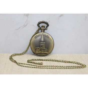 Galata Kulesi Tasarımlı Köstekli Saat