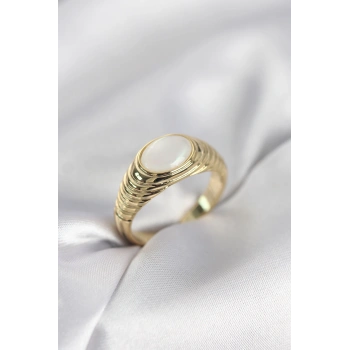 Gold Renk Vintage Model Kadın Yüzük 5886