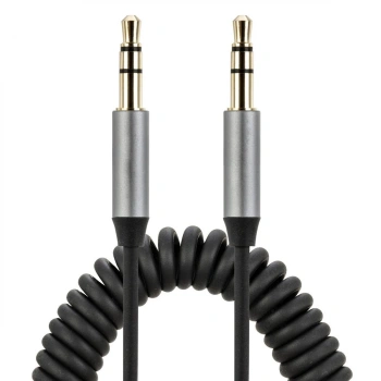 Griffin Spiral Araç Ses Aktarım Kablosu Aux Kablo 2/3mm-(5775)