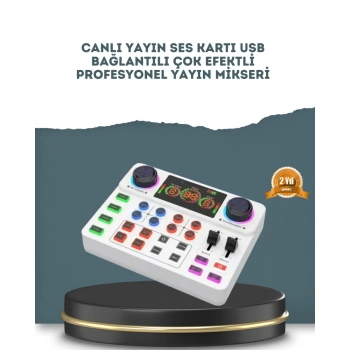 Gürültü Engelleme Özellikli Canlı Yayın Ses Kartı