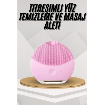Hassas Ciltlere Özel Titreşimli Yüz Temizleme ve Masaj Aleti