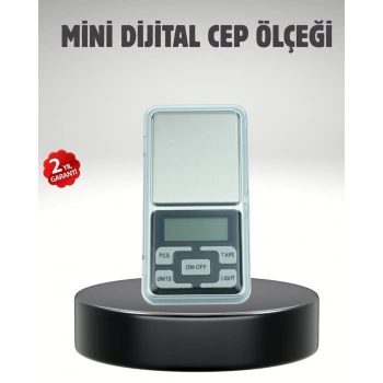 Hassas Tartım İçin Dijital Cep Terazisi Sayma Modlu