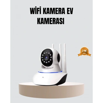 HD IP Kamera – Gece Görüşlü Hareket Sensörlü Mobil Takip ve Çift Yönlü Ses