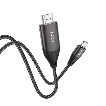 HOCO UA16 Type-C to HDMI 4K 30hz Ses ve Görüntü Aktarma Kablosu-(5775)