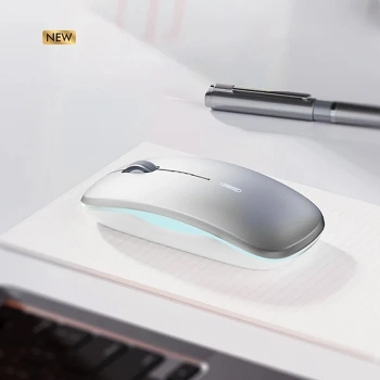 İNPHİC M5 Kablosuz Fare Şarj Edilebilir Sessiz Kullanım 2.4G Işıklı USB Mouse-(5775)