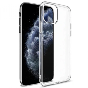 İPhone 11 Pro 5.8 inch 2019 Ultra Slim Fit Şeffaf Silikon Kılıf-(5775)