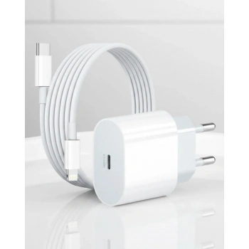 iPhone 12 11 XR XS X 8 Plus 7 20W PD Lightning Hızlı Şarj Adaptörü