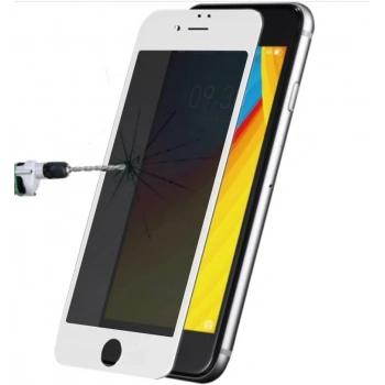 iPhone SE3-SE2 İPhone 8-7 3D Full Privacy Gizlilik Kırılmaz Cam Ekran Koruyucu-(5775)