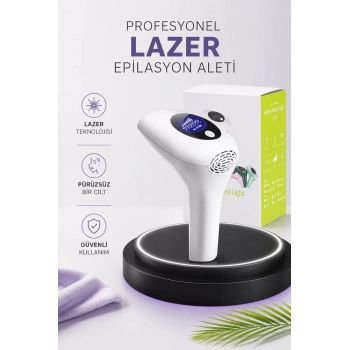 IPL Lazer Teknolojili Dijital Ekranlı Epilasyon Cihazı