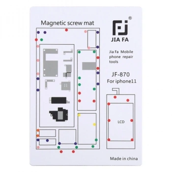 JIAFA JF-870 iPhone 11 6.1 İnc Mıknatıslı Çalışma Hasırı Vida Gostergeli-(5775)
