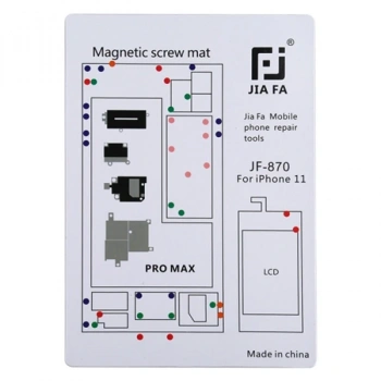 JIAFA JF-870 iPhone 11 Pro Max Mıknatıslı Çalışma Hasırı Vida Gostergeli-(5775)