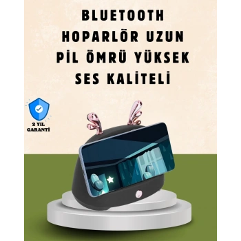 Kablosuz İndüksiyonlu Telefon Tutucu & Hoparlör – Net Ses Kolay Kullanım
