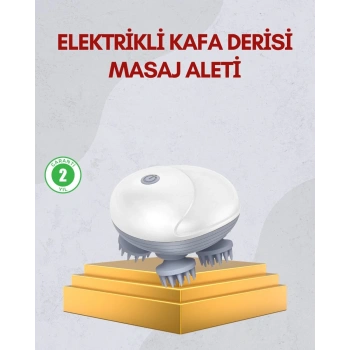 Kablosuz Kafa ve Vücut Masaj Aleti Taşınabilir Tasarım
