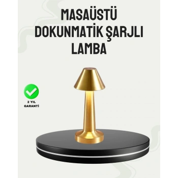 Kablosuz LED Masa Lambası 1800mAh 3 Renk Aydınlatma Dokunmatik