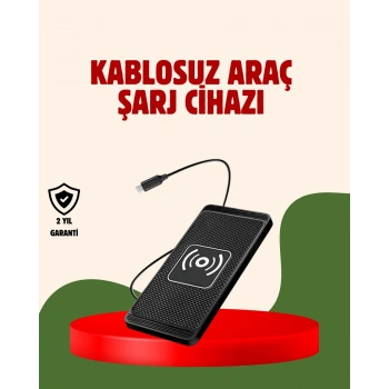 Kablosuz Manyetik Araç Şarj Pedi – Hızlı Güvenli Isınma Korumalı Tasarım