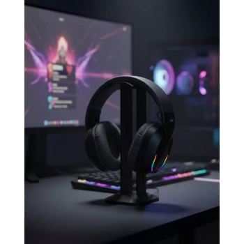 Kablosuz Oyuncu Kulaklığı RGB Aydınlatmalı Bluetooth Mikrofonlu Gaming Headset
