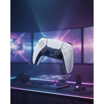 Kablosuz PS5 Oyun Kumandası Hızlı Tepki ve Ergonomik Tutuş