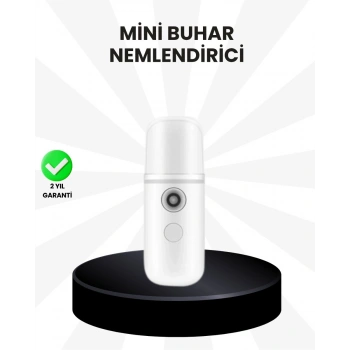 Kablosuz Şarjlı Mini Buhar Nemlendirici – Cilt ve Ortam İçin Taşınabilir Akıllı Cihaz