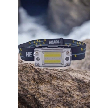 Kafa Lambası Led Fener Pratik Taşınabilir Ayarlanabilir USB Şarjlı