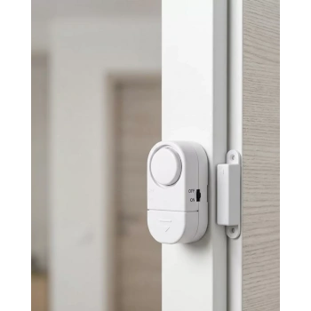 Kapı Pencere Alarmı Manyetik Sensörlü 90 dB Güçlü Sesli Güvenlik Alarm Sistemi