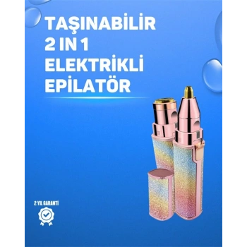 Kaş ve Yüz Epilation Aleti – Kolay Kullanımlı Portatif Shaver USB Şarjlı