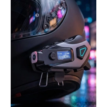 Kask İçi Bluetooth Kulaklık Kamera Özellikli Uzun Pil Ömrü ve Su Geçirmez