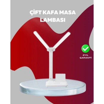 Kısılabilir LED Masa Lambası – Kalemlik Telefon Standı ve Okuma Işığı Bir Arada