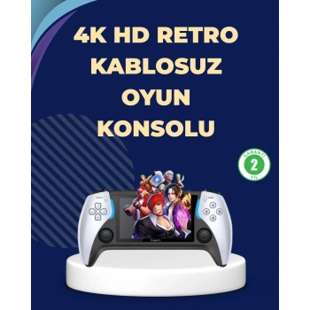 Kompakt ve Hafif Retro Oyun Konsolu 1000 Klasik Oyun Dahil