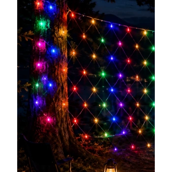 LED Ağ Işık Dekoratif File Aydınlatma Balkon Oda ve Bahçe Süsleme