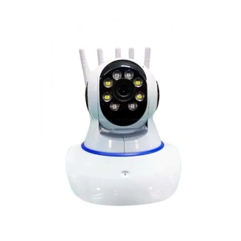 LED Aydınlatmalı 5 Antenli Motorlu 1080P Wifi Kamera Sensörlü