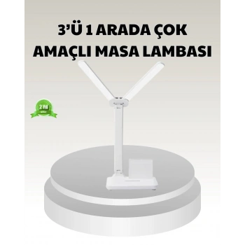 LED Işıklı Masa Lambası – Göz Yormayan Kısılabilir ve Esnek Başlıklı