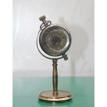 Masa Üstü Pirinç Saat Model 6