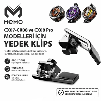Memo CX07-CX08 Modelleri için Yedek Klips Aparat-(5775)