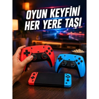 Mini Oyun Konsolu Çift Kablosuz Kontrolcü HDMI Bağlantılı Oyun Cihazı