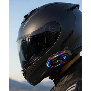Motosiklet Kaskı İçin Bluetooth Intercom Kulaklık Uzun Pil Ömrü