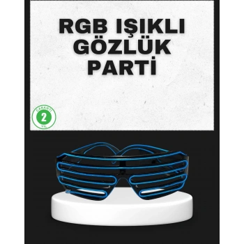 Parti ve Organizasyonlara Özel LED Işıklı Gözlük