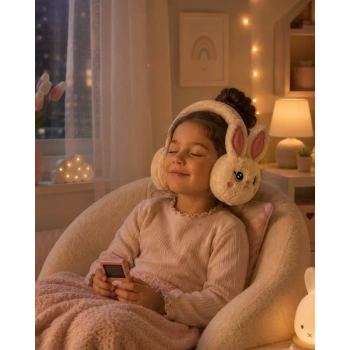Peluş Bluetooth Kulaküstü Kulaklık Mikrofonlu Kablosuz Müzik Kulaklığı