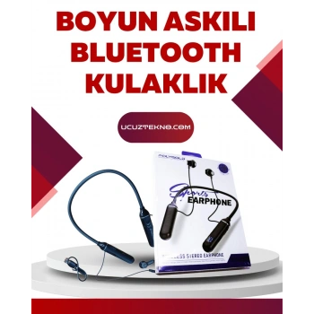 Polygold PG-100 Bluetooth Kulaklık – Ergonomik Boyun Bantlı Tasarım Net Ses ve Konfor