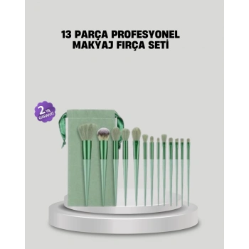 Profesyonel Makyaj Fırça Seti Yumuşak Kıllı Taşınabilir Çantalı
