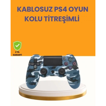 PS4 Kablosuz Oyun Kolu Gecikmesiz Bağlantılı Ergonomik Tasarımlı