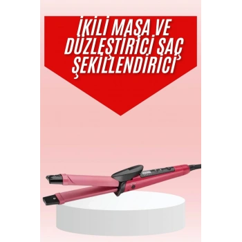 Saç Şekillendirici Düzleştirici ve Maşa Özellikli Şekillendirici Seramik Kaplama