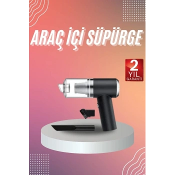 Şarjlı Çok Fonksiyonlu El Süpürgesi Mini Vakumlu Araç Süpürgesi