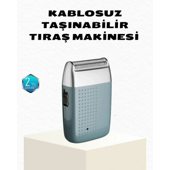 Şarjlı Kuru Kullanım Tıraş Makinesi – Kablosuz Taşınabilir