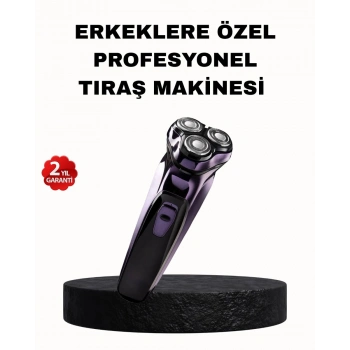 Şarjlı Saç ve Sakal Tıraş Makinesi Kablosuz Kompakt Tasarımlı
