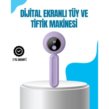 Şarjlı Tiftik Temizleme Makinesi Kablosuz Pratik Kullanım