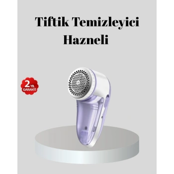 Şarjlı Tiftik Temizleyici – Çıkarılabilir Hazneli Anti-Statik Fırçalı USB Şarjlı