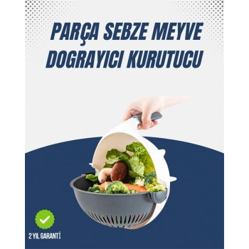 Sebze Doğrama ve Rendeleme İçin Pratik Mutfak Aparatı